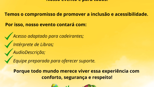 Audiodescrição da Imagem - 32ª Feira da Esperança